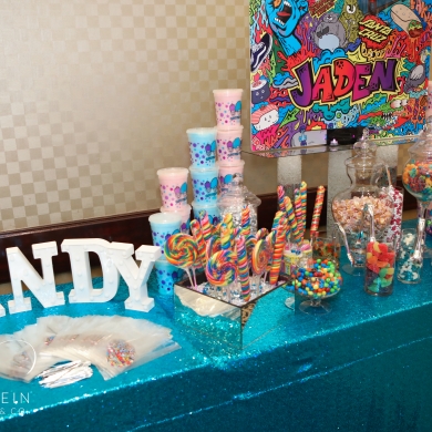 bar mitzvah-candy-table