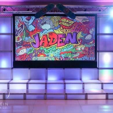 Skater theme-Mitzvah Planner-Bar-Bat -Mitzvah-Design-Centerpieces-decor-mitzvah-planning-Los Angeles