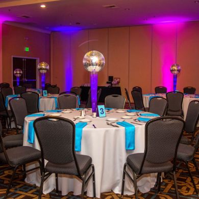 Pink and purple club-Mitzvah Planner-Bar-Bat -Mitzvah-Design-Centerpieces-decor-mitzvah-planning-Los Angeles