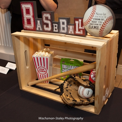 sports themed bar mitzvah-baseball-decorations