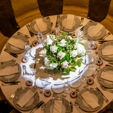 Skirball Cultural Center Wedding Wedding planner photography centerpieces flowers Los Angeles